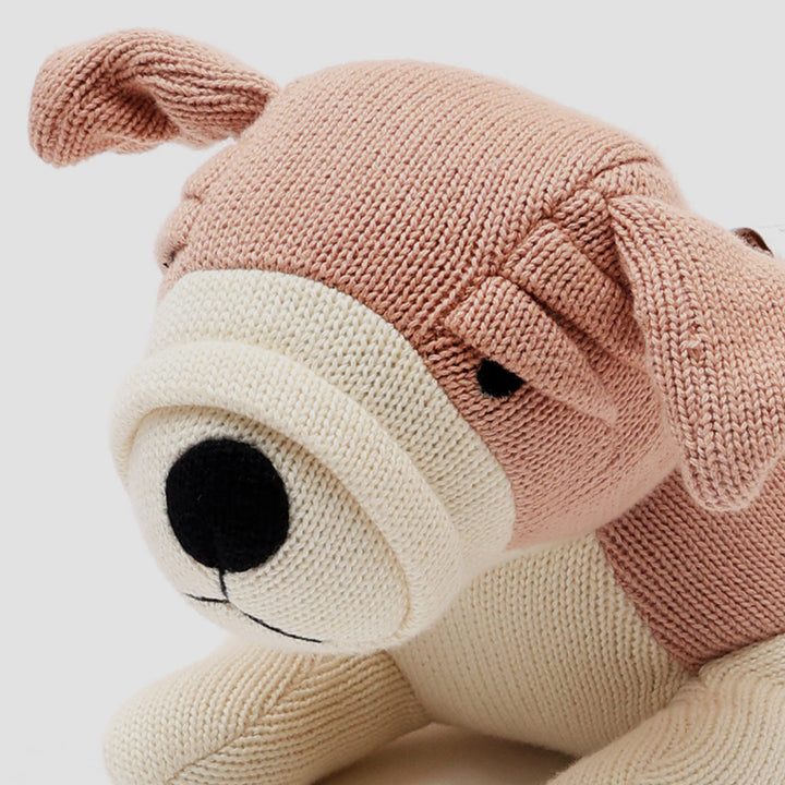 Cotton Knitted Stuffed Baby Toy-Secer