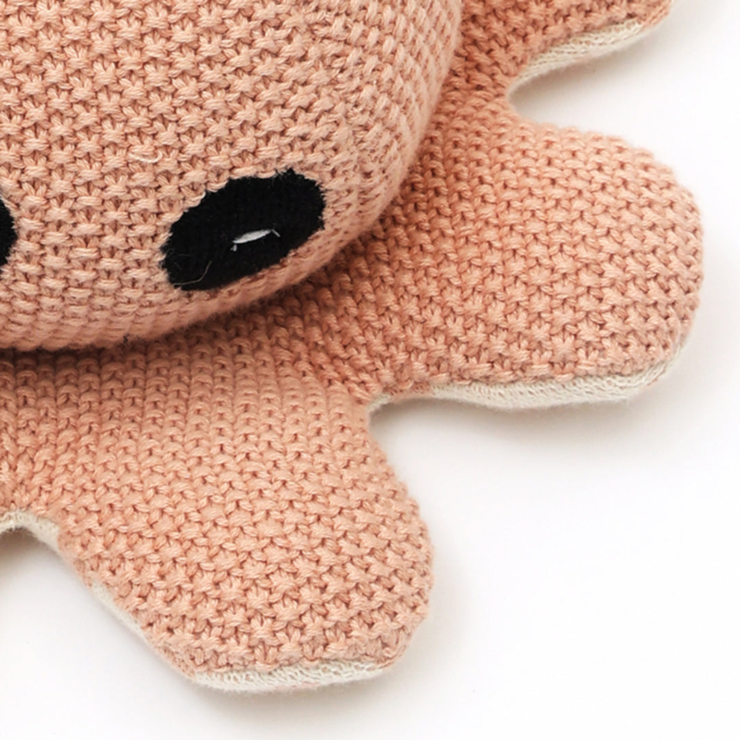 Cotton Knitted & Embroidared Stuffed Baby Toy-Jelly