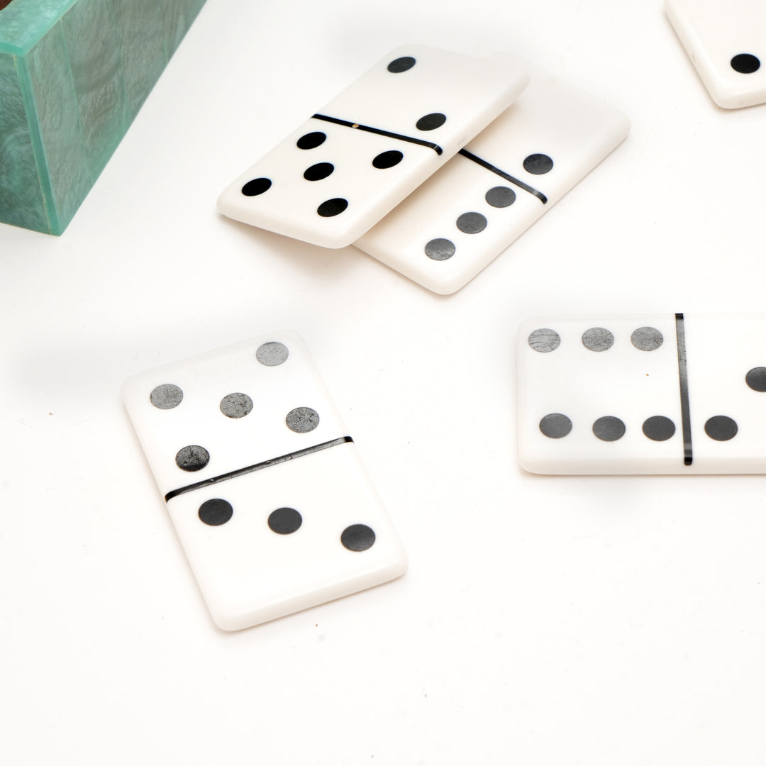 Dominos (White) Set Of 28 Chips