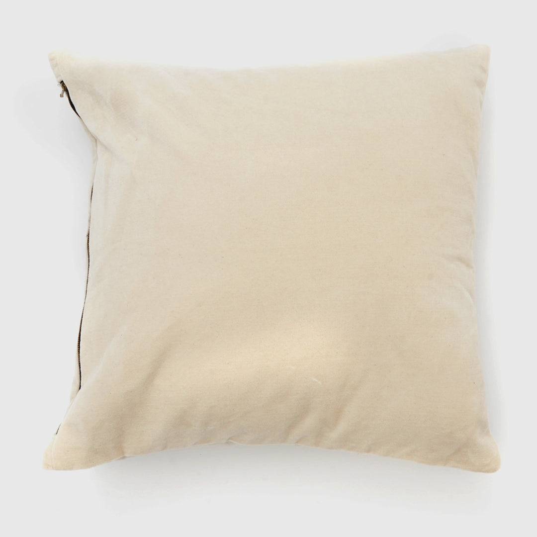 Cotton Velvet Printed Cushion