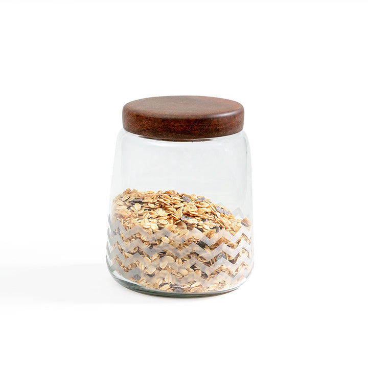 Cookie Glass Jar / Transparent / 4.75 X 4.75 X 6 Inches (L X W X H) / Moq - 4 Pcs