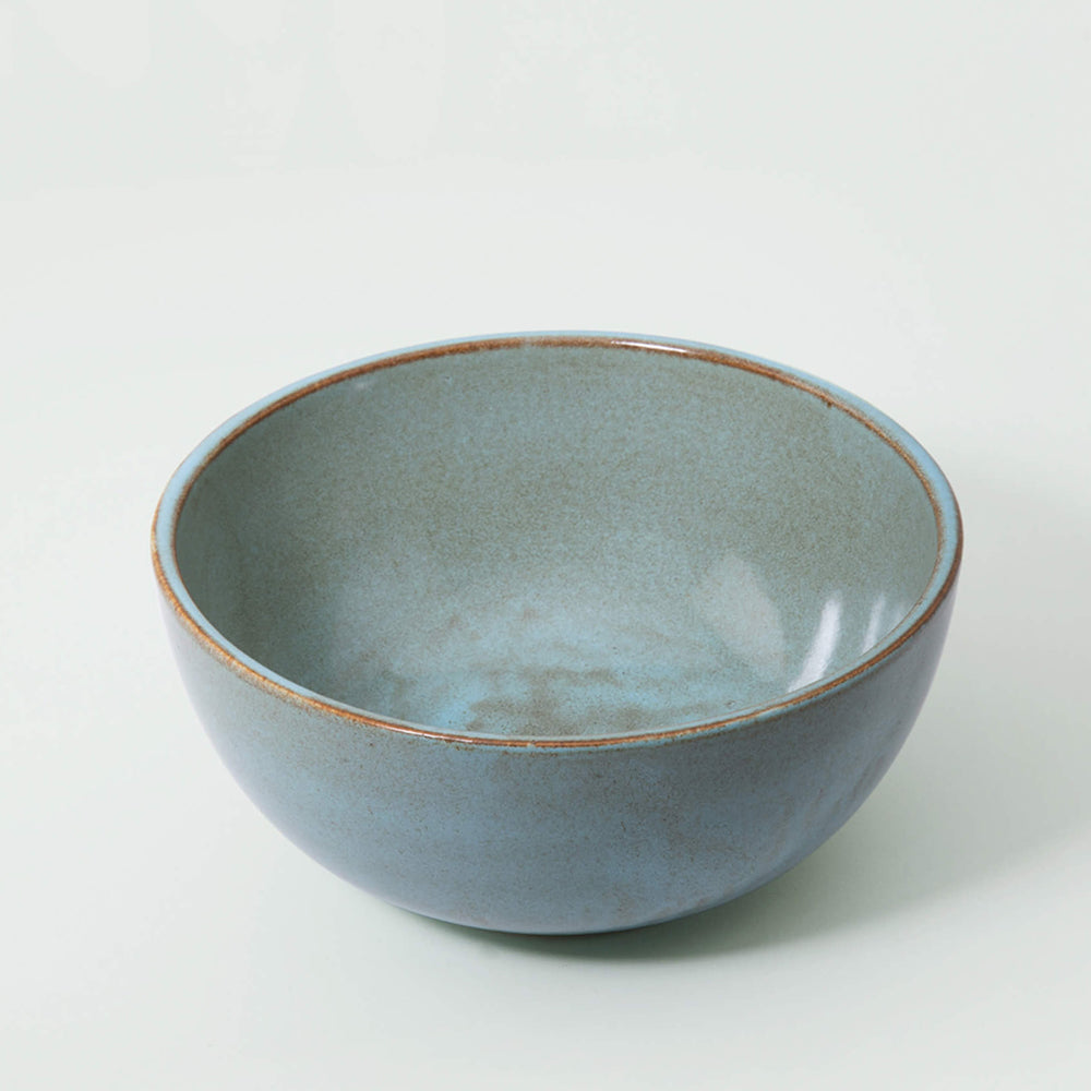 Aqua Rustic Ceramic Serving Bowl - Small / 1500 Ml / Moq - 4 Pcs