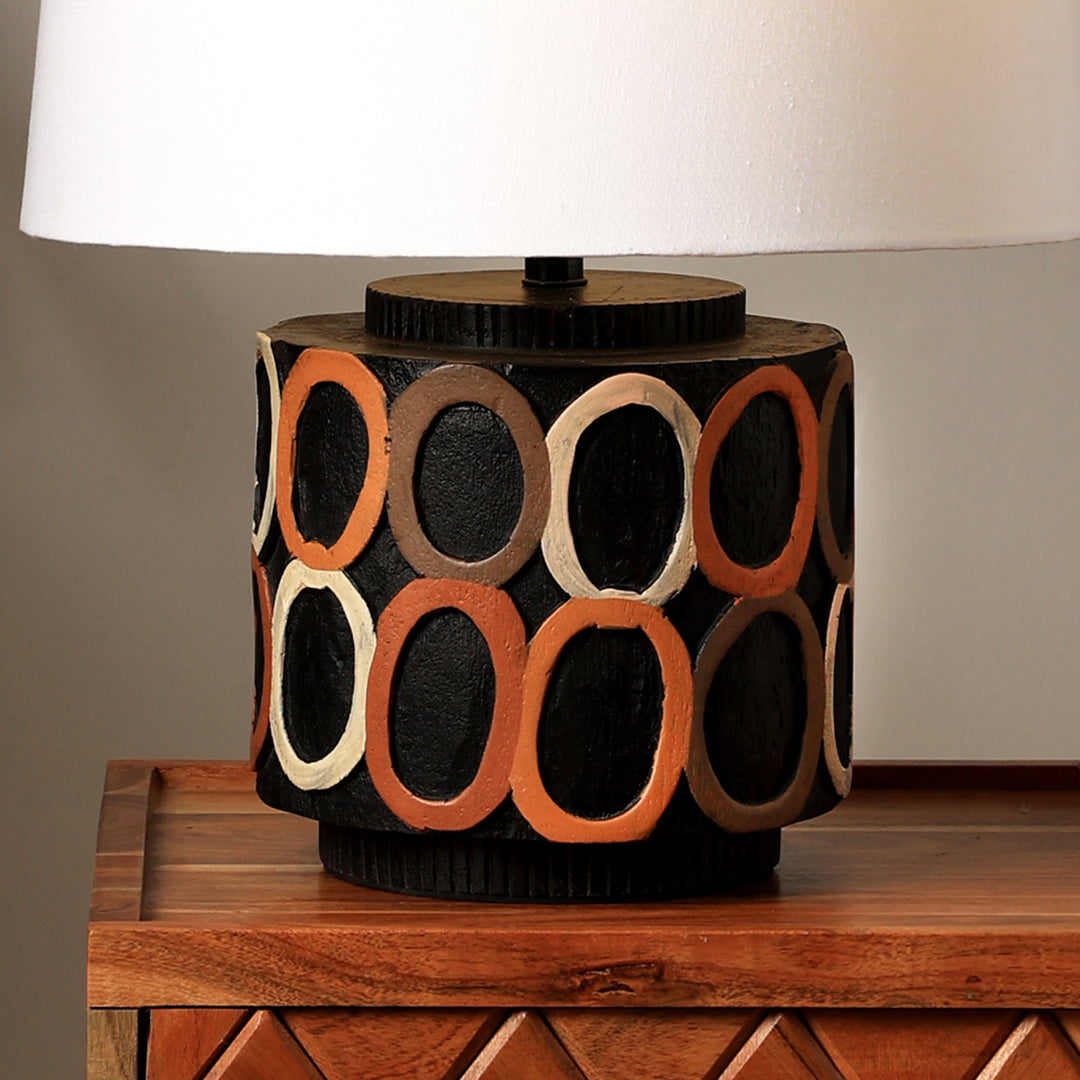 Wooden Lamp With Shade