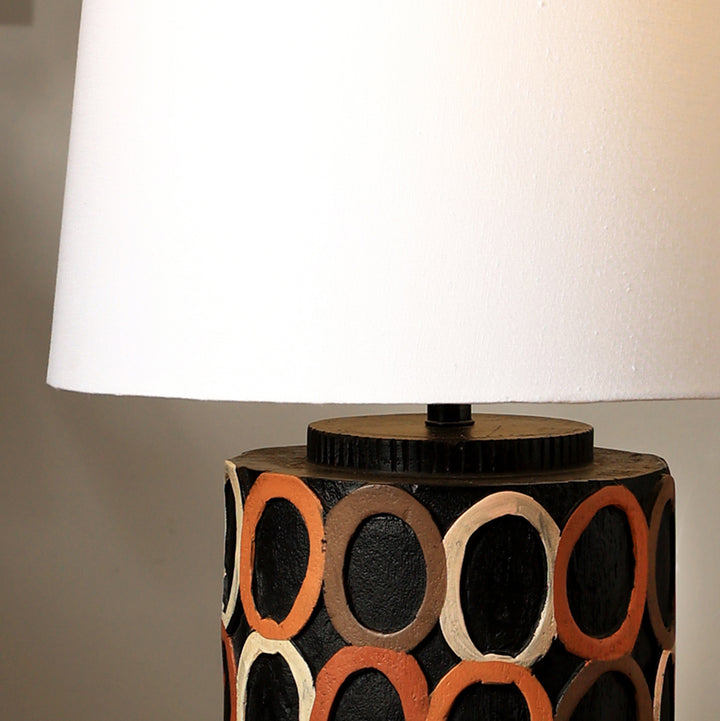 Wooden Lamp With Shade