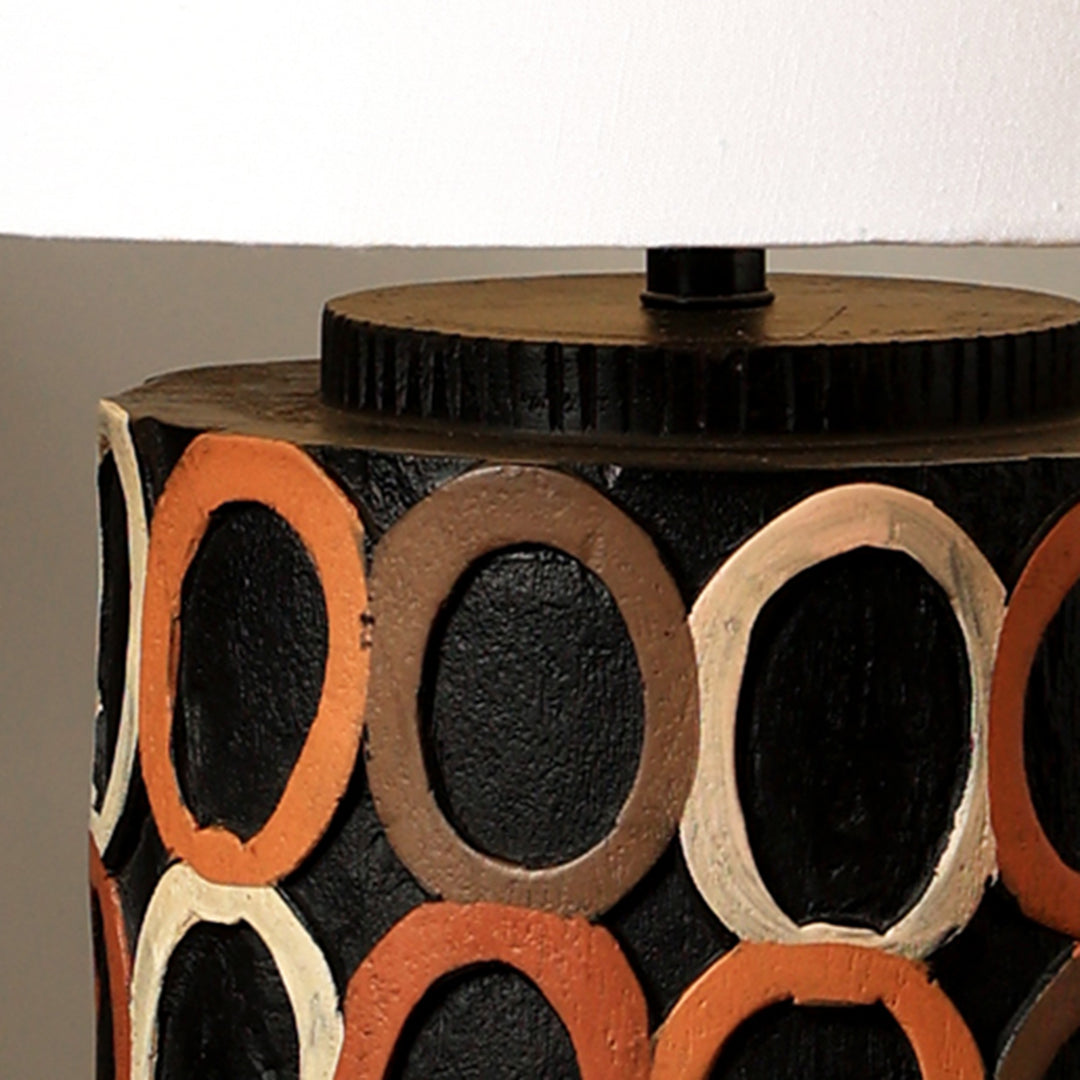 Wooden Lamp With Shade