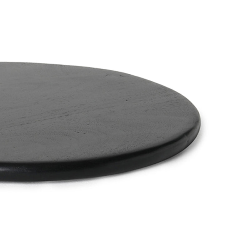 Midnight Wooden Cheeseboard (Oval) / Black - Wooden / 18.25 X 10 X 0.5 Inches (L X W X H) / Moq - 4 Pcs