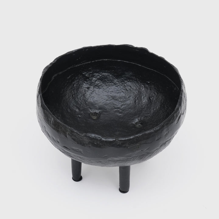 Footed Wabi Bowl, Squat