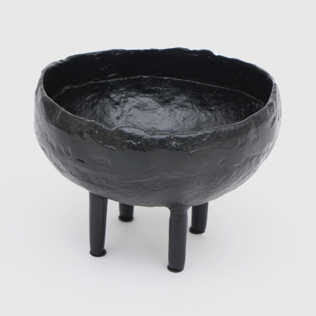 Footed Wabi Bowl, Squat