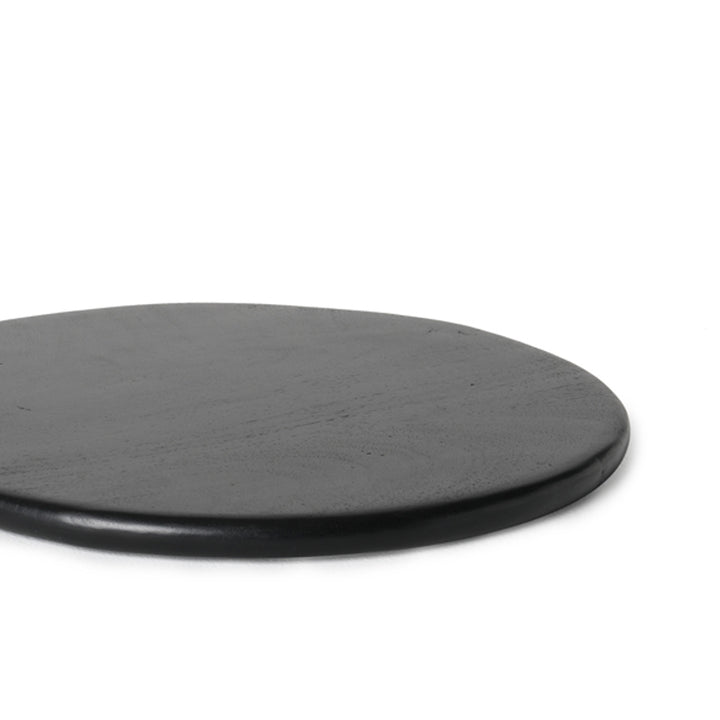 Midnight Wooden Cheeseboard (Round) / 15 X 11.75 X 0.5 Inches (L X W X H) / Moq - 4 Pcs