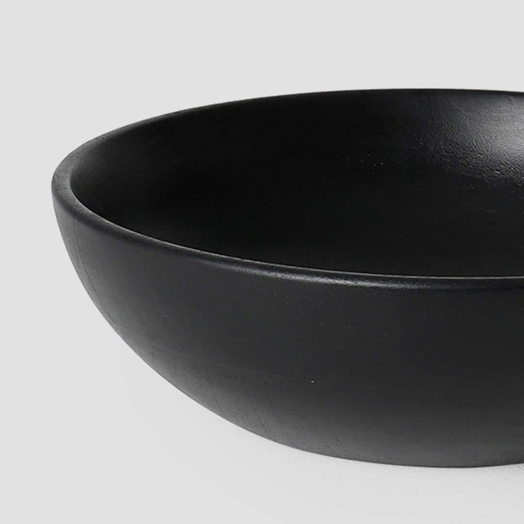 Midnight Mango Wood Bowl / Black / (Capacity 33.8 Fl Oz) Moq - 4 Pcs