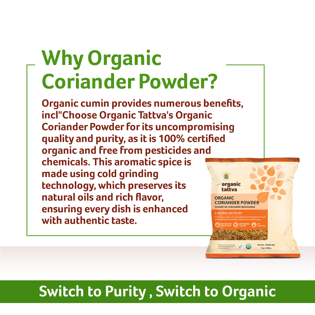 Organic Coriander Powder 7 oz Pack of 24