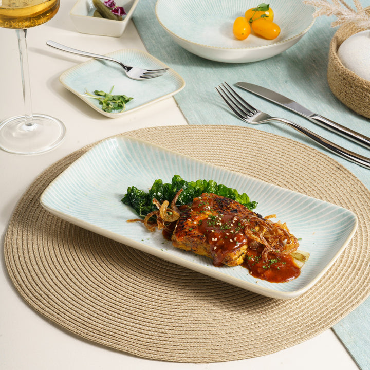 Rectangle Plate | Porcelain | Pack of 6