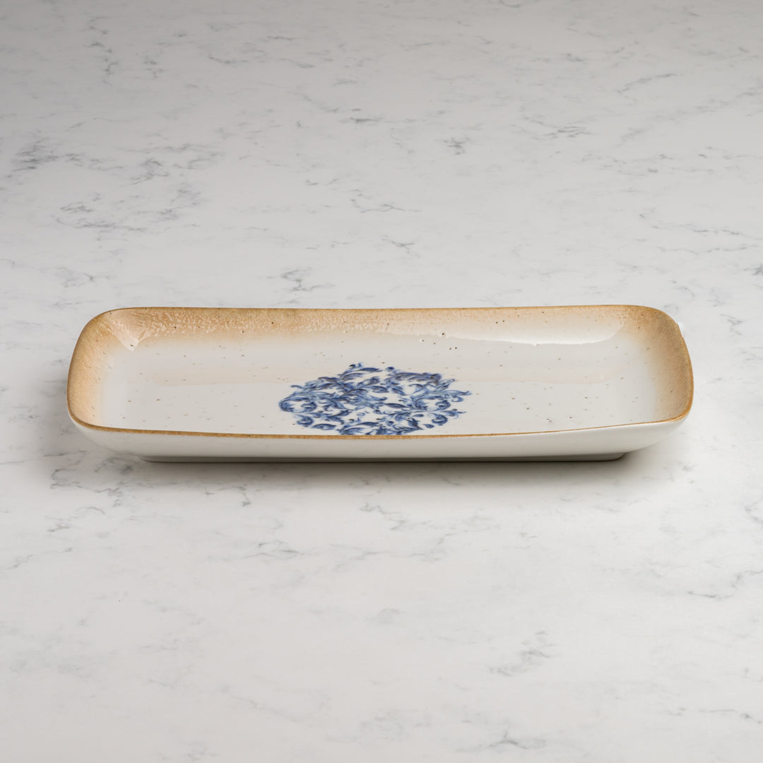 Rectangle Plate | Amalfi | Porcelain, Set of 6