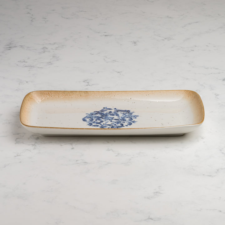 Rectangle Plate | Amalfi | Porcelain, Set of 6