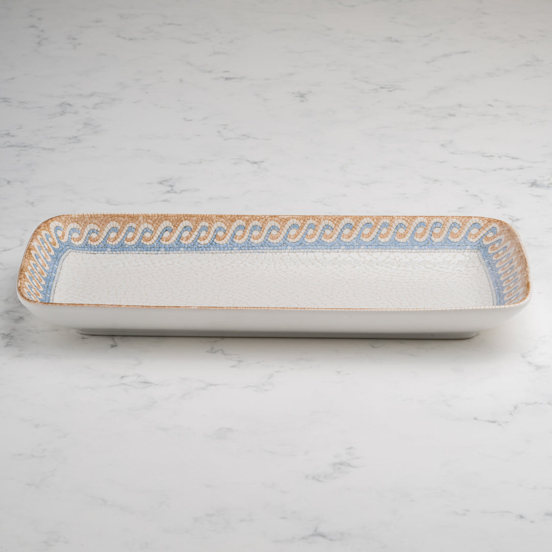 Rectangle Plate | Porcelain | Athena, Set of 6