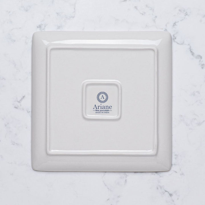 Square Platter With Foot | Pack of 12 | Porcelain