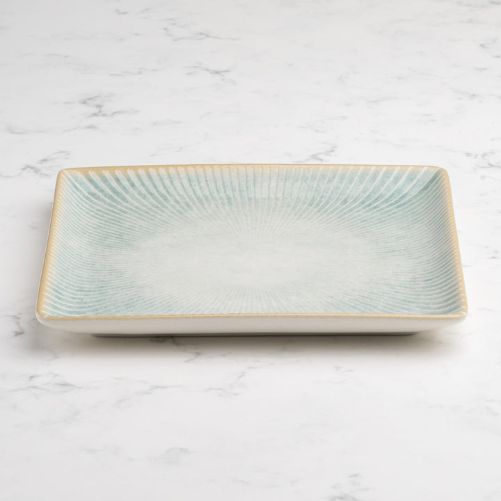 Square Platters with Foot |  Porcelain | Pack of  6