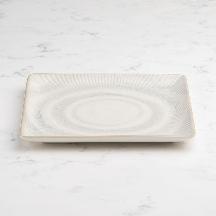 Square Platter With Foot | 6.2", Porcelain | Pack of 12