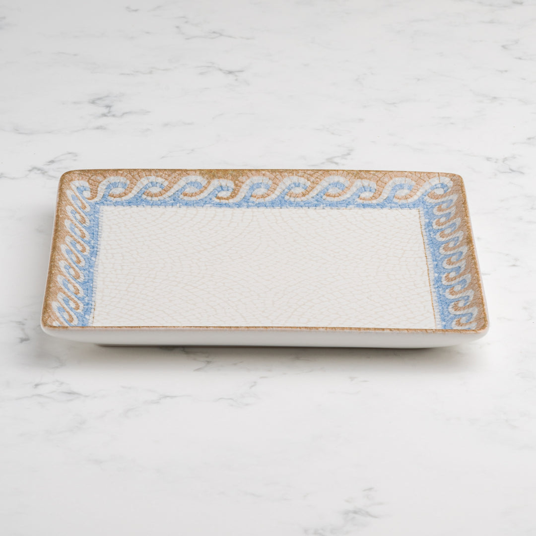 Square Platter With Foot | 6.2" , Porcelain | Pack of 12