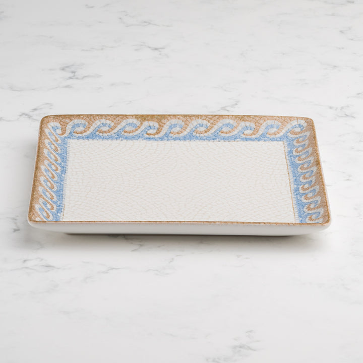 Square Platter With Foot | 6.2" , Porcelain | Pack of 12