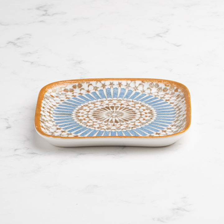 Porcelain Square Plate | Tangier, Set of 18