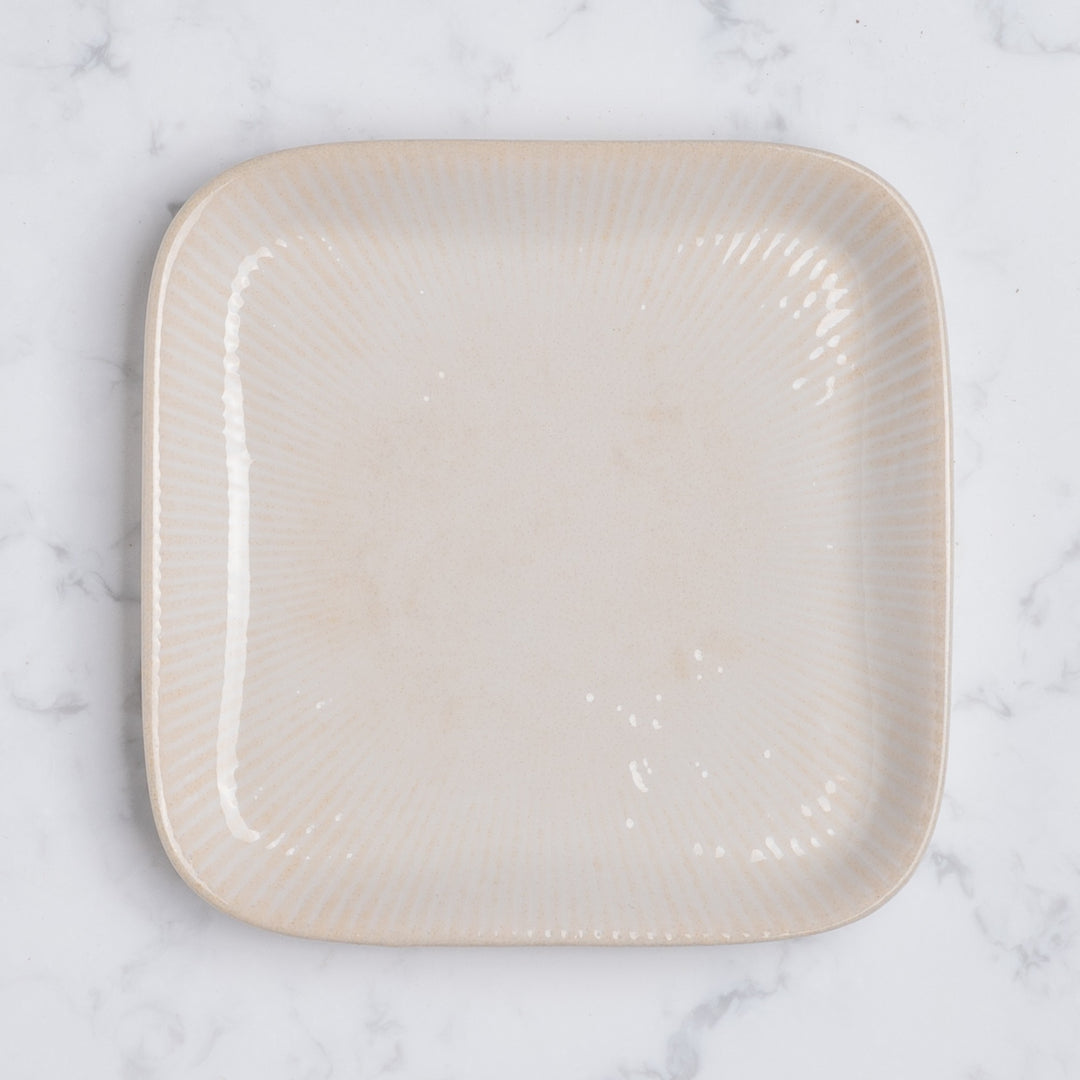 Square Plate | 4.4", Porcelain | Pack of 18
