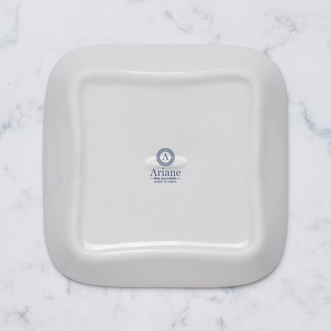 Square Plate | 4.4", Porcelain | Pack of 18