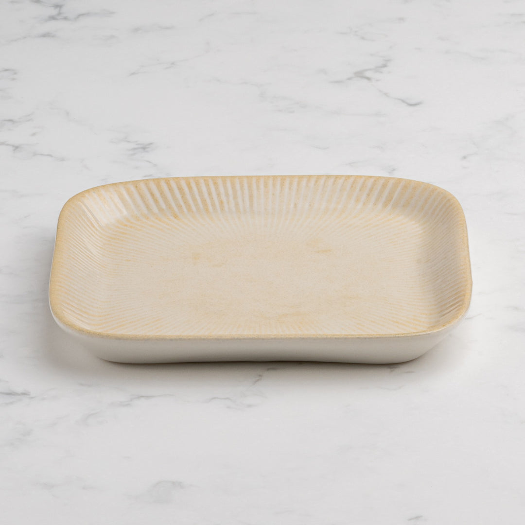 Square Plate | 4.4", Porcelain | Pack of 18
