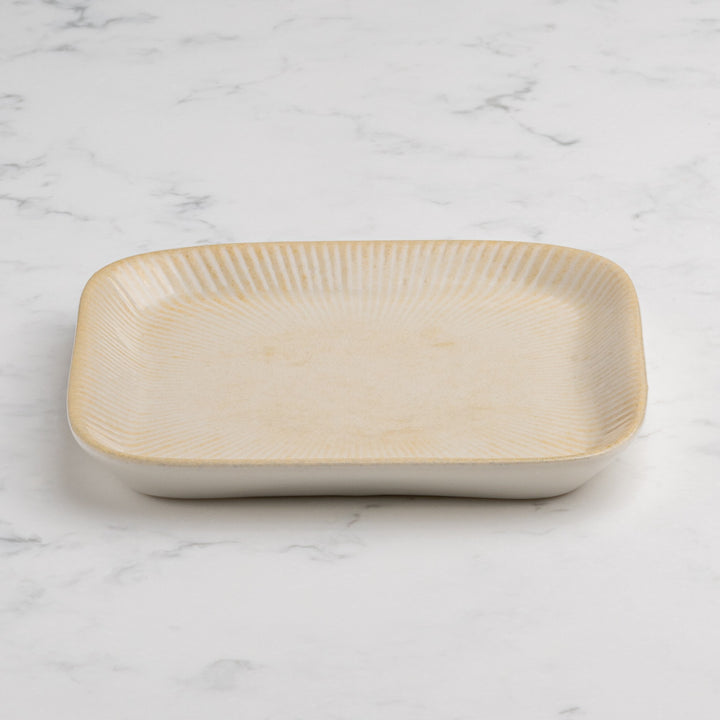 Square Plate | 4.4", Porcelain | Pack of 18