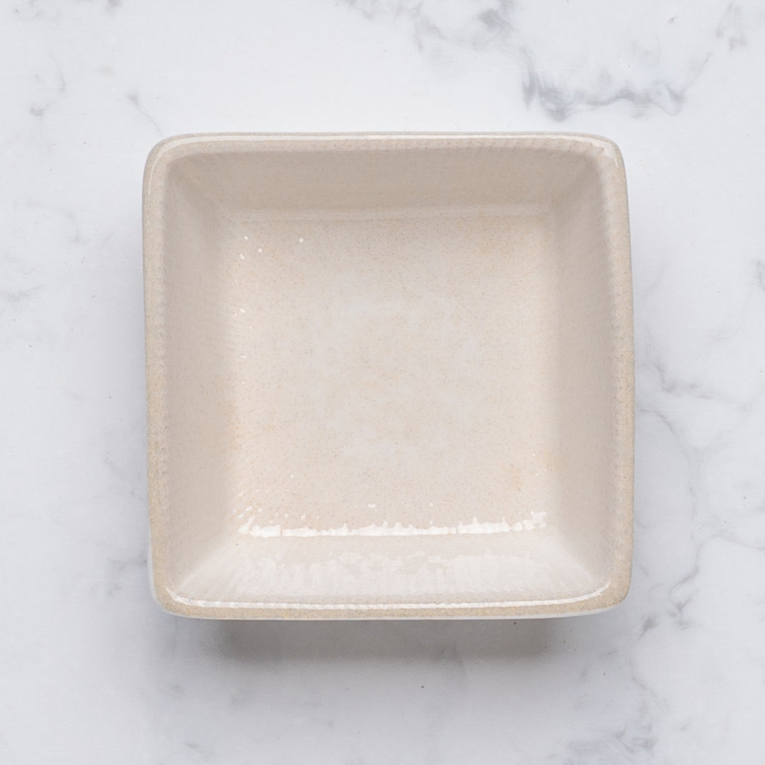 Square Plate | 4.4", Porcelain | Pack of 18
