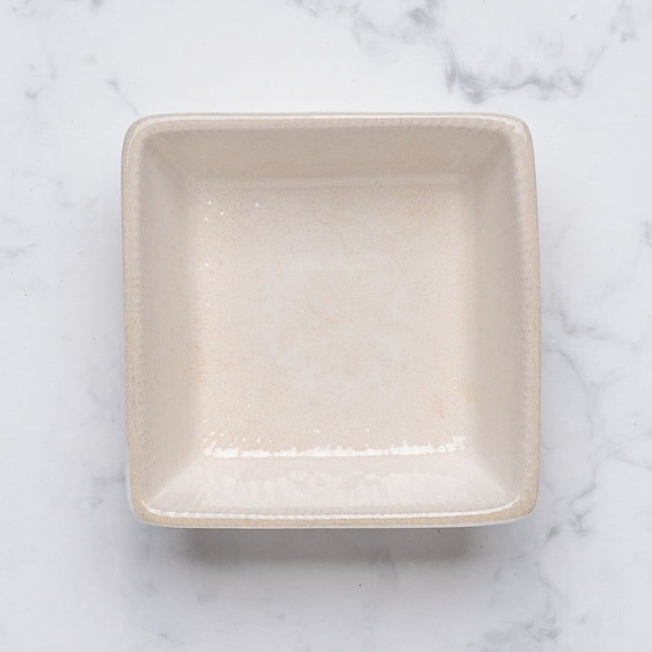 Square Plate | 4.4", Porcelain | Pack of 18