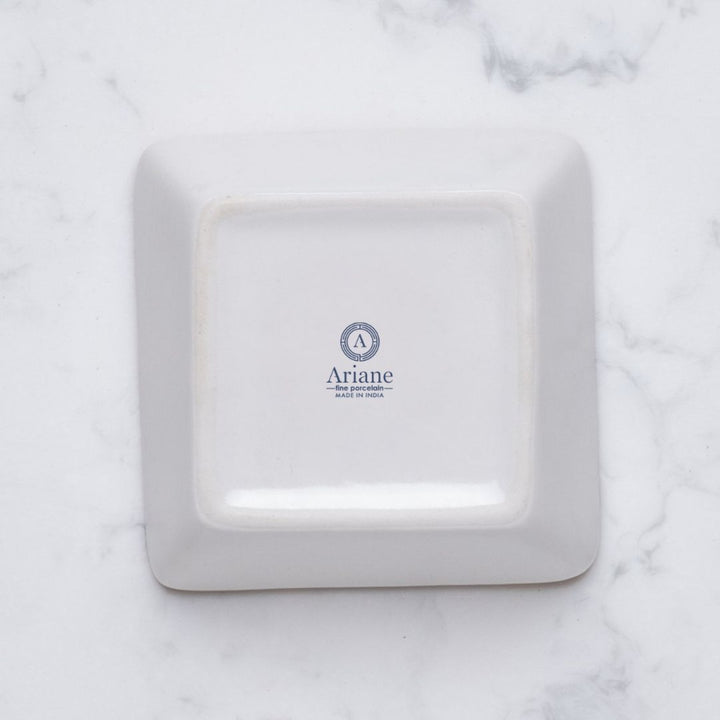 Square Plate | 4.4", Porcelain | Pack of 18