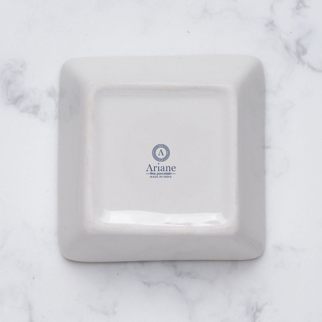 Square Plate| Porcelain, 4.4 | Pack of 18