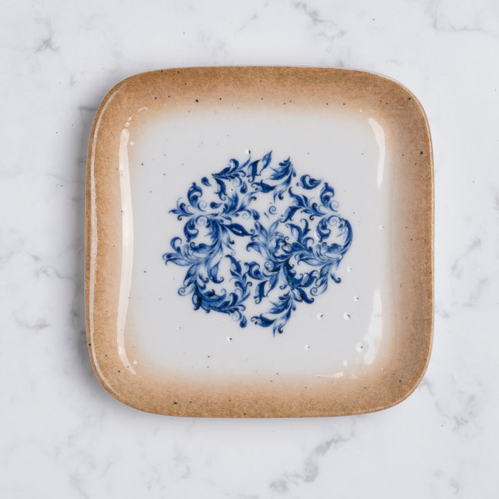 Square Plate | Amalfi | Porcelain, Set of 18