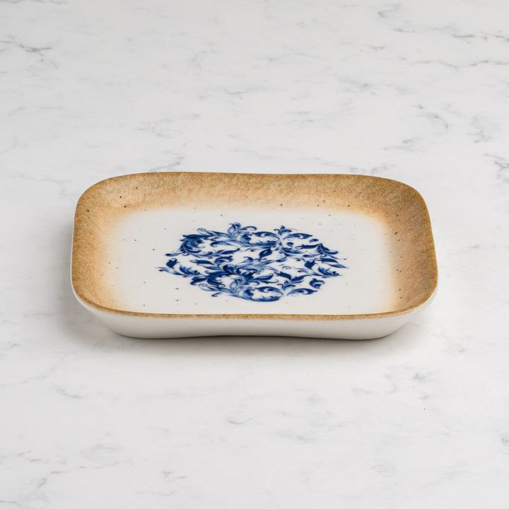 Square Plate | Amalfi | Porcelain, Set of 18