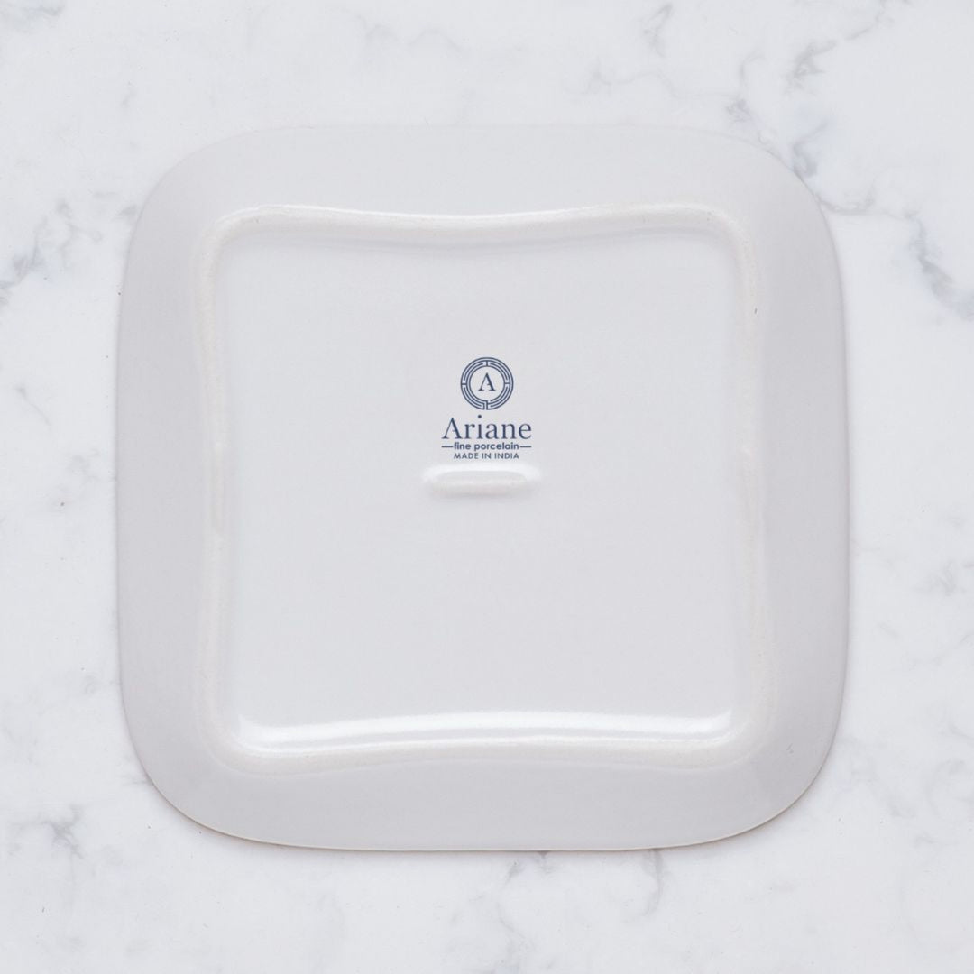 Porcelain Square Plate | Athena, Set of 18