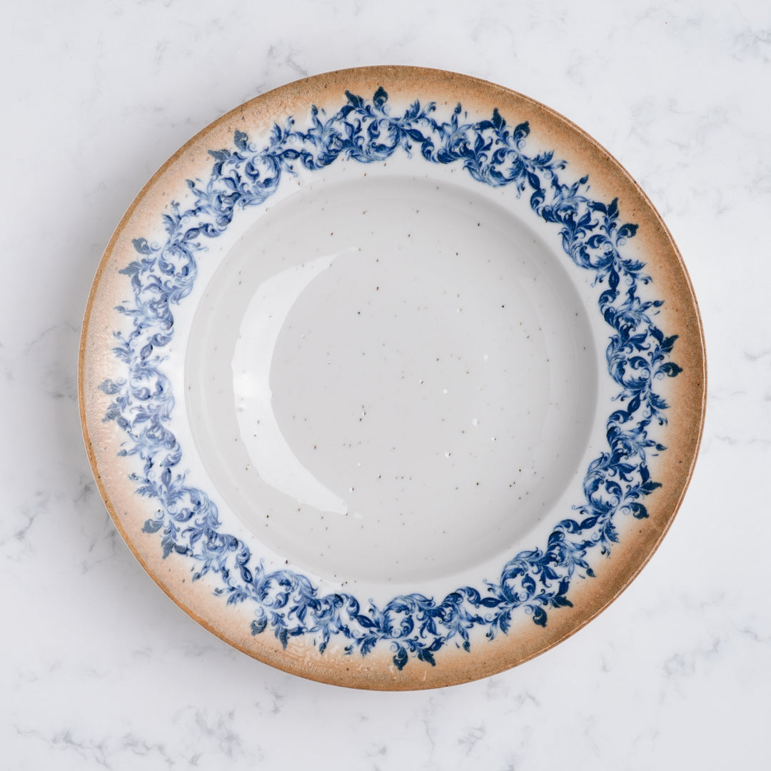 Deep Plate | Porcelain | Amalfi, Set of 12