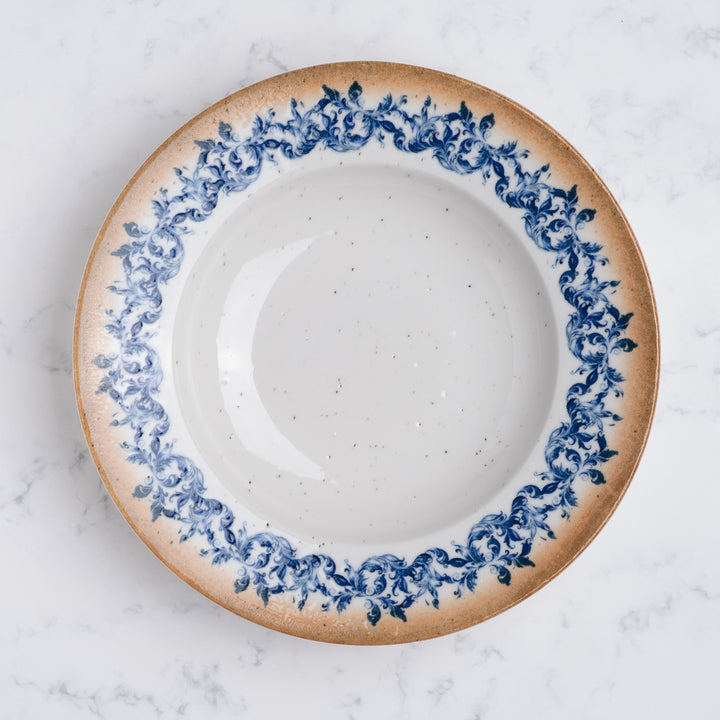 Short Rim Stackable Plate | Porcelain, Set of 4