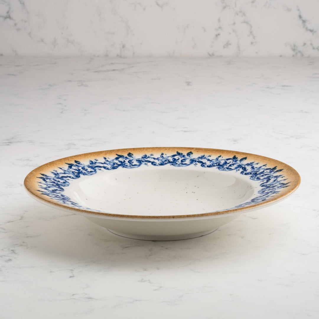 Deep Plate | Porcelain | Amalfi, Set of 12