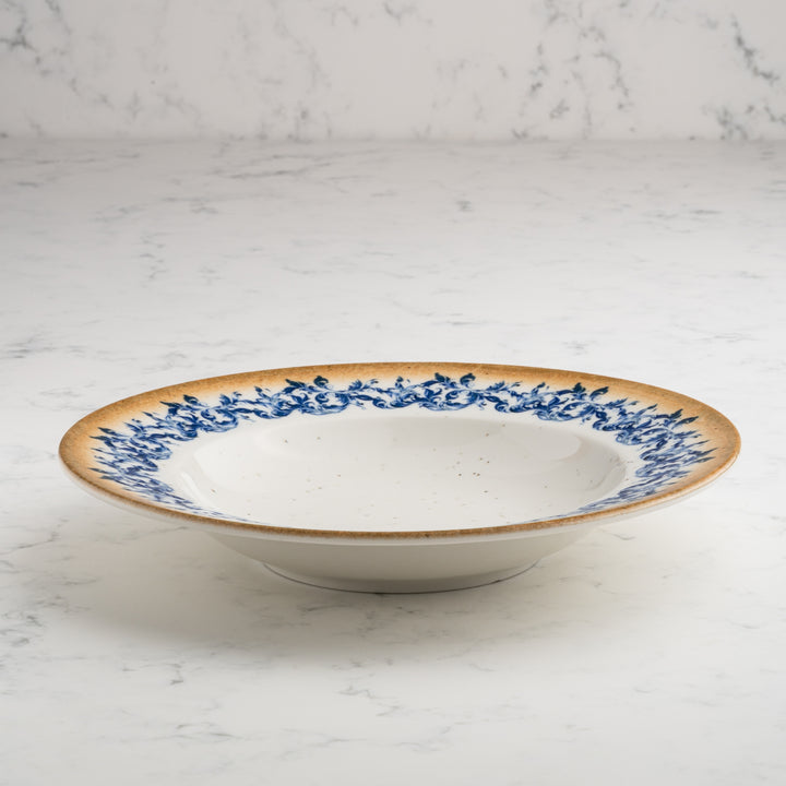 Deep Plate | Porcelain | Amalfi, Set of 12
