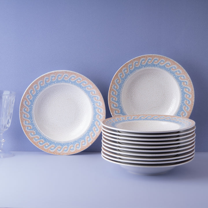 Deep Plate | Porcelain | 9", Pack of 12