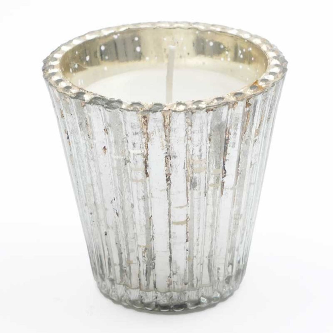 4.2Oz  Mercury Glass Votive