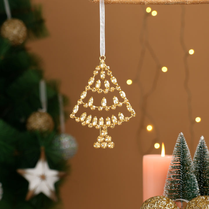 Beaded Tree | Christmas Hanging Ornament