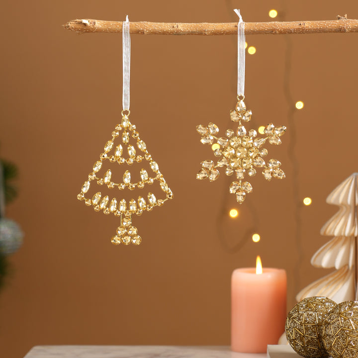 Beaded Tree | Christmas Hanging Ornament