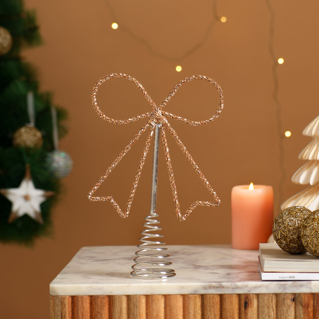 Bow Tree Topper | Christmas Décor