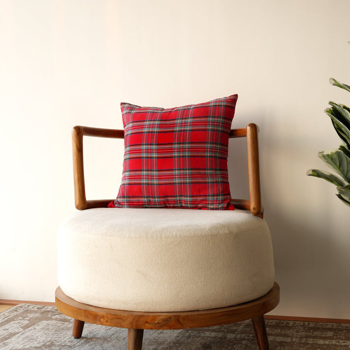 Decorative Pillow | Poly Dupion Pillow with Embroidery, 18x18"