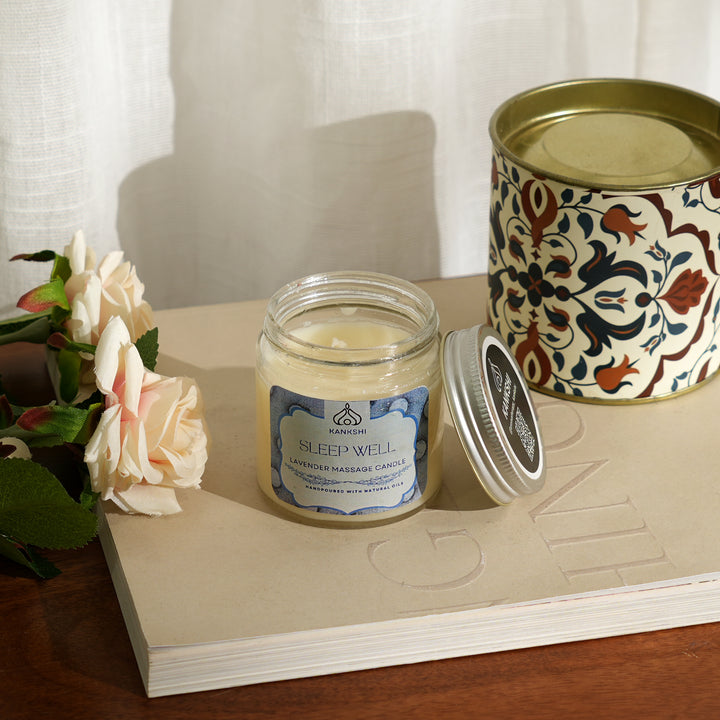 Lavender Massage Candle | Aromatherapy Candle That Melts into Nourishing Oil