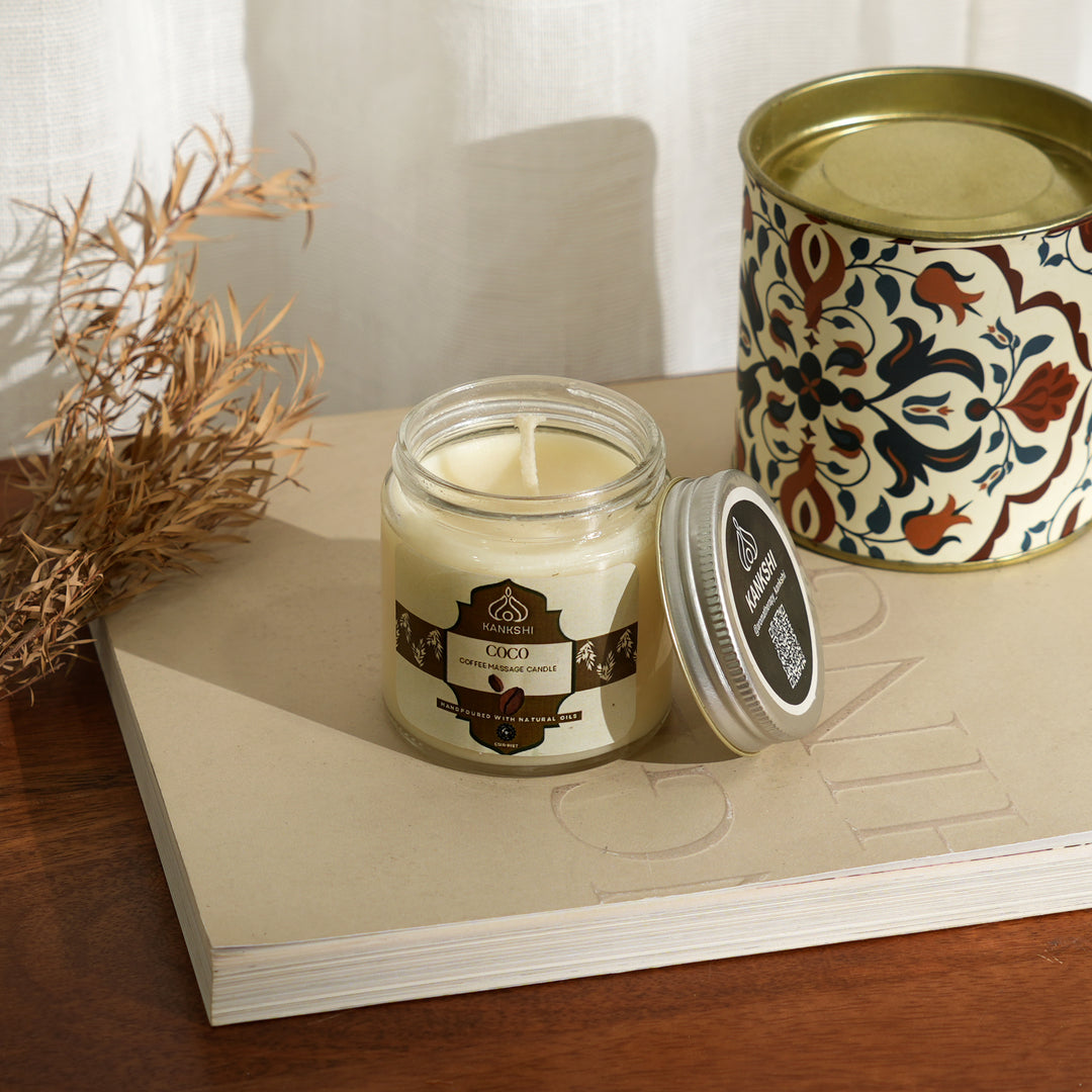 Premium Jar Wax Candle | Unscented Home Décor