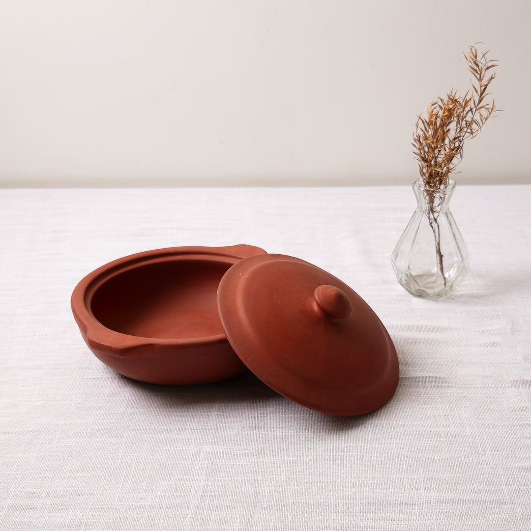 Handcrafted Terracotta Clay Donga Bowl | Natural Authentic Indian Cookware