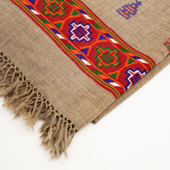 Pashmina Stole with Traditional Kullu Weave